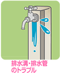 排水溝・排水管のトラブル