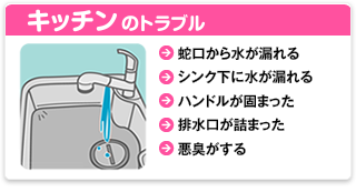 キッチンのトラブル